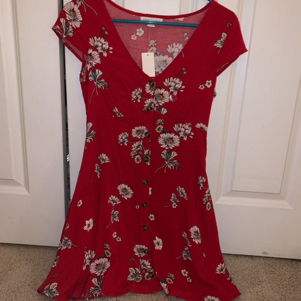 Daisy Red Mini Dress